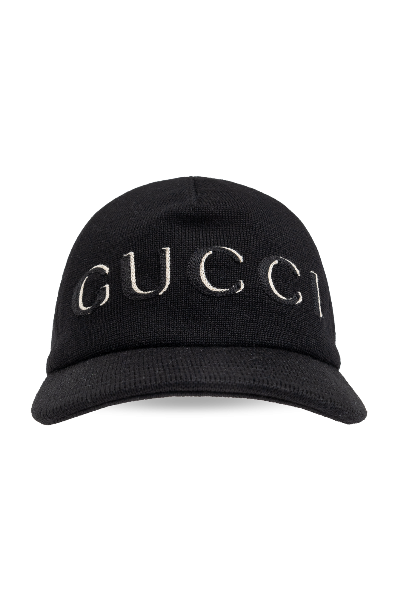 キャップ GUCCI WOOL BASEBALL CAP Black Wool baseball cap Gucci - Vitkac AS
